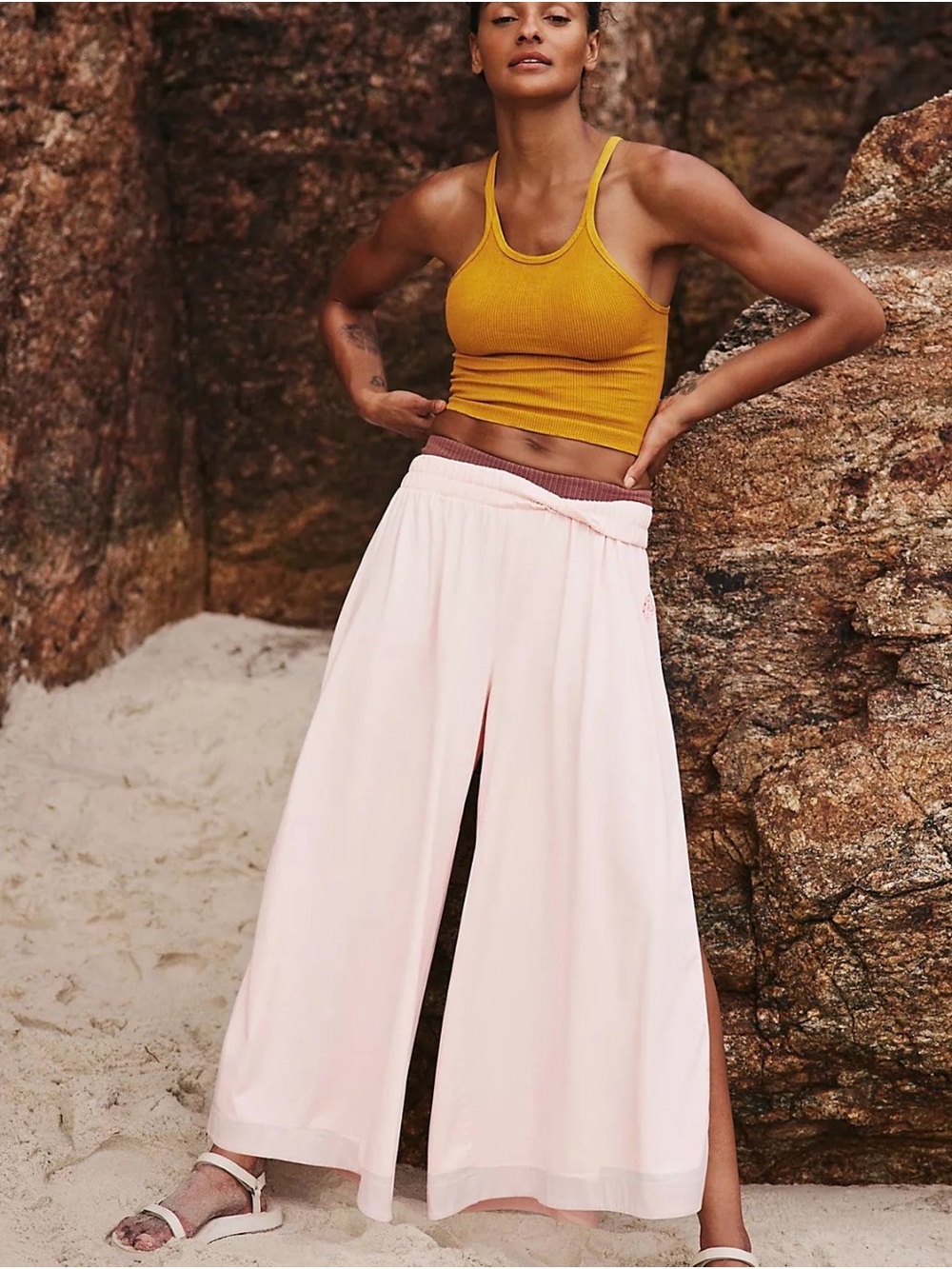 Intimately by Free People Split Leg Baggy Sweatpants